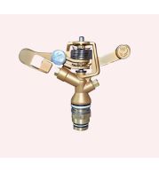 Brass Sprinkler Nozzles Adjustable Pattern, High Impact Irrigation Spray Nozzles for Lawn Garden Agricultural and Commercial Sprinkler Systems